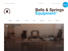 Tablet Screenshot of bellsandspringsequipment.com